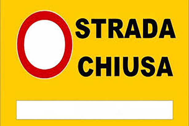 CHIUSURA TEMPORANEA STRADA 21 E 22 GIUGNO