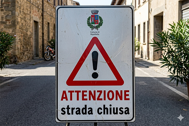 chiusura strada