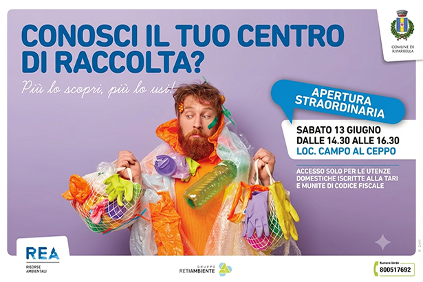 centro raccolta apertura